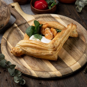 Бенедикт с креветками