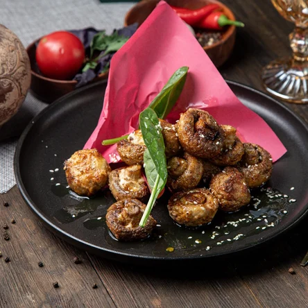 Запеченные шампиньоны