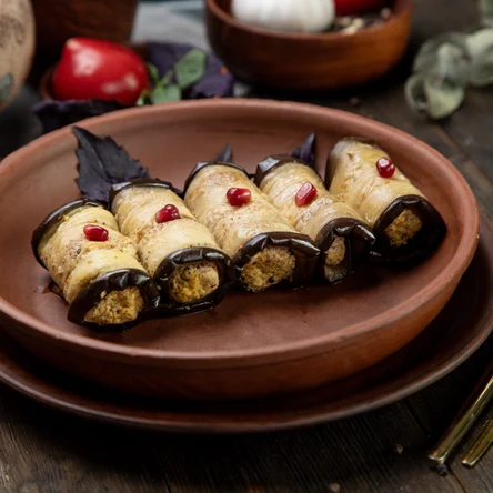Бадриджани (Рулет из баклажанов)