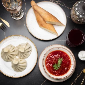 Обед с говядиной