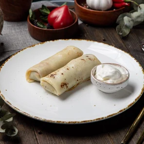 Блины с говядиной