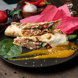 Шаурма со свиной шейкой